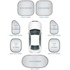 Tallew 7 Pieces Car Window Shade Set Include 4 Side