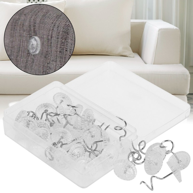 400Pcs Twist Pins Upholstery Bedskirt Couch Sofa Headliner Repair Drapey