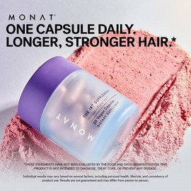 MONAT The IR Hair Supplement – 30 Vegan Capsules for Stronger, Denser, Shinier Hair