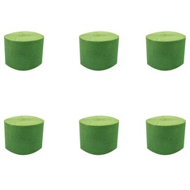5Rolls 45mm*25m Green Crepe Paper Rolls,Paper Ribbons,Party Decoration Supplies for Party Decor,Gift Wrapping,Crepe Paper Flowers