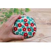 Kyosuu Yumeji Coin Purse Coin Case, Made in Japan, Camellia,