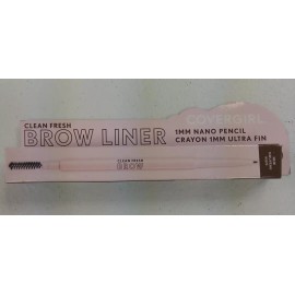 3 COVERGIRL Clean Fresh Brow Liner 1MM Nano Eyebrow Pencil #400 Soft Brown.