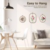 YOFAPA 9 Pcs Embroidery Hoops, Flexible Round Cross Stitch Hoops,