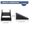 XNKLMYT 2 Pcs Tile Sample Rack, 10-tier Tile Sample Display