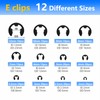 220‑Piece 2mm–12 mm E‑Clip Set – Carbon Steel Circlip Assortment Kit