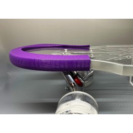 GHOST BOARDS Skateboard Deck Guards - Durable Skateboards Guard with Shock Absorption for Tricks - Skateboard Protector Keeps Deck Safe from Chips - Ride with A Skateboard's Tail Pad, 2 Pack (Purple)