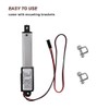 Dovhmoh Micro Linear Actuator, 2" Stroke, 90 20.3Lb, Speed 9.5mm/S