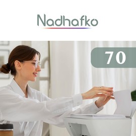 Nadhafko 70 Ink Cartridges 130ml 6 Pack Compatible HP70 Ink Replacement for HP 70 Ink Cartridges for DesignJet Z5400 Z5200 Z3200 Z3100 Z2100 Printers, C9448A C9449A C9450A C9452A C9453A C9454A