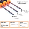 Precision Screwdriver Set for Switch,Y00,Ph000,Y2.0 Tri-Point Screwdriver, Spudger,Tweezers, Cleaning Brush