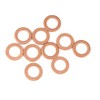 X AUTOHAUX Copper Disc Flat Seal Sealing Ring for Car