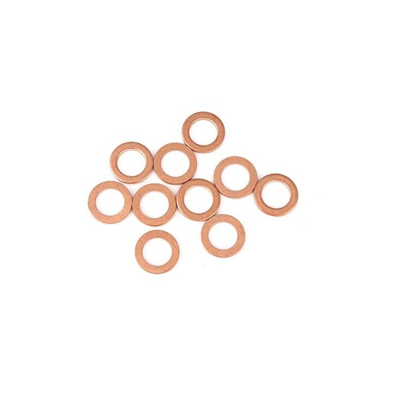 X AUTOHAUX Copper Disc Flat Seal Sealing Ring for Car