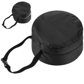 DOPENSPI Travel Neck Pillow Bag, Compact Neck Carrying Bag Pillow Storage Bags Case Quick with Release Clasp Attaches to Luggage Backpack for Travel Airplane Train Journey