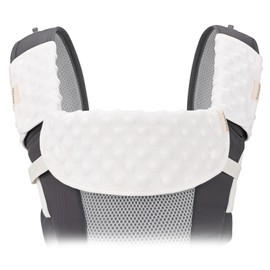 bebear Teething Pillow for Baby Carrier, 100% Cotton Drool Bib for Baby Carrier, Newborn to Toddlers, 3 Pieces Baby Biting Pillow for Boys/Girls (Strawberry)
