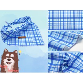 Elegant little tail Dog Bandana Summer Pet Gift Dog Bib Soft Adjustable Square Dog Bandana for Small Medium Large Dogs