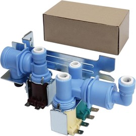 Refrigerator Water Inlet Valve Replacement for Frigidaire Electrolux Crosley, Plastic Water Valve Part K-76150 WV2702 241636701 242252702 240531101