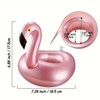 XILE ARK Inflatable Flamingo Drink Holders, 12 Pack, Pink Pool