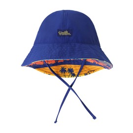 UV SKINZ UPF50+ Baby Boys Reversible Sun Hat - Sunset Safari Ride - 18/24m