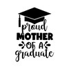 CafePress Proud Mother of A Graduate Sticker Square Bumper Sticker