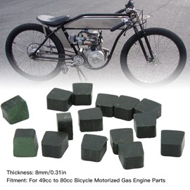 Motorized Bike Clutch Pad, 15PCS Set Engine Clutch Pads Shape Green Replacement for Motorized