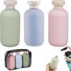 Travel Toiletry Containers, Travel Liquid Containers, Refillable Squeezable Liquid Dispenser