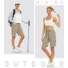 MoFiz Women 10" Hiking Cargo Short Multi Pocket Outdoor Athletic