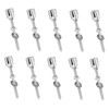 10Pcs Cross Cable Clamps 316 Stainless Steel Corrosion Resistant Cross