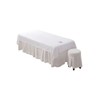 Beauty bed sheet cover Skin care room Bed pollution prevention With hole/brown