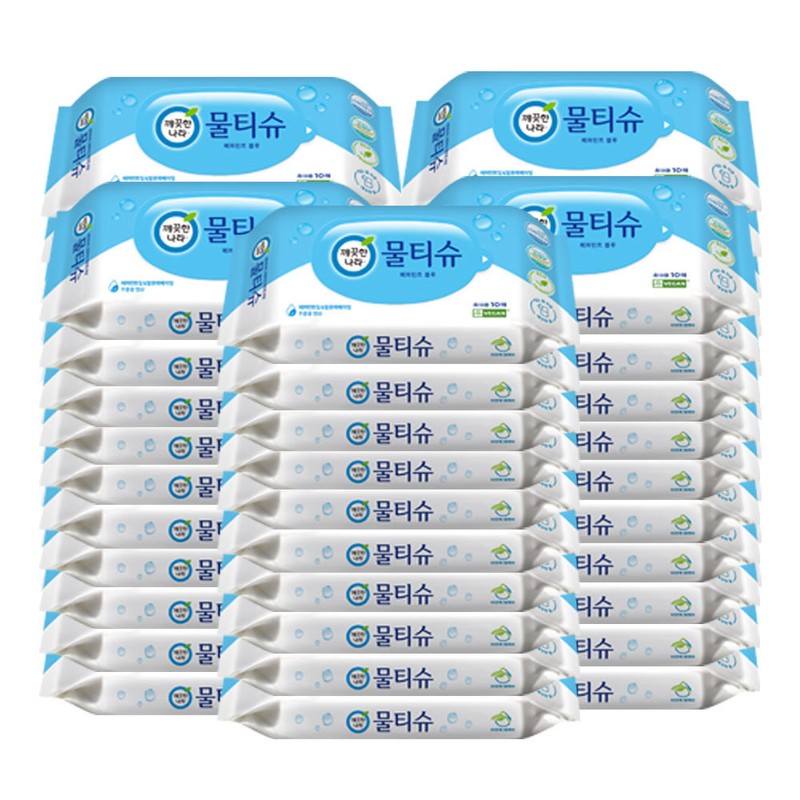 Clean Nara portable wet wipes 10 sheets, 50 packs /