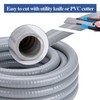 Geowaky 1/2 Inch 100 FT Liquid-Tight Conduit and Connector Kit