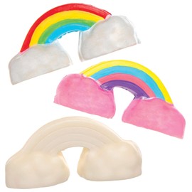 Baker Ross AX130 Design Your Own Squeezy Rainbows, For Kids Arts and Crafts Projects (Pack of 4), Assorted
