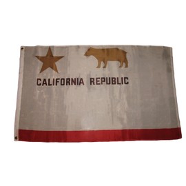 3x5 Vintage Historic California Republic of 1846 Flag 3'x5' Banner grommets PREMIUM Vivid Color and UV Fade BEST Garden Outdor Resistant Canvas Header and polyester material FLAG