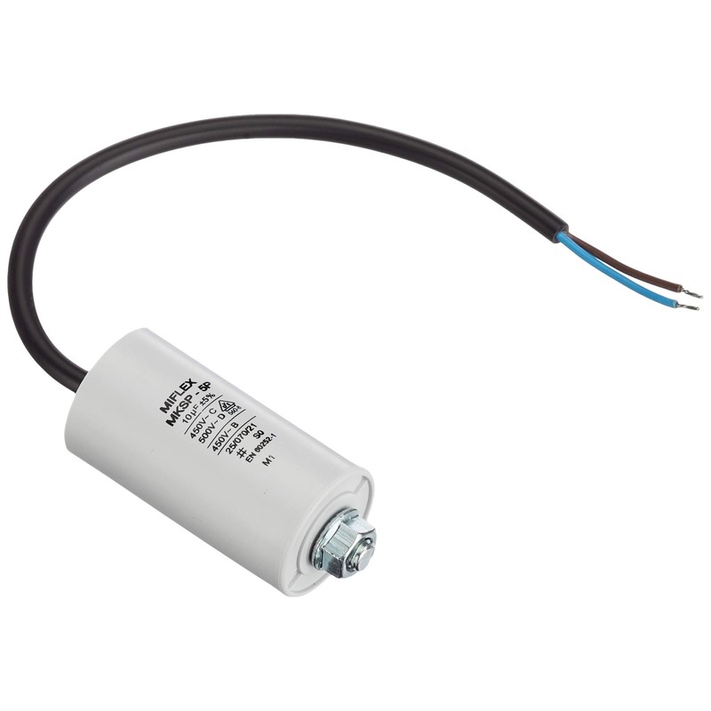 Miflex motor start-up capacitor 10 μF, 450 V, 35 mm