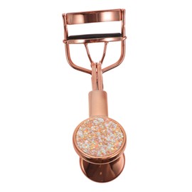 IWOWHERO Eyelash Curler Portable Perming Makeup Eyelash Wands Eyelashes Hair Curler Eyelash Clips Eyelash Tools Beautiful Eyelash Curl Tool Lash Curling Clips Stainless Steel Rose Gold