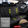 Unbranded Car 5 Seat Covers Faux Leather Front Rear Seat