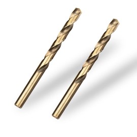 Meccion HSS Cobalt Jobber Drill Bit 2pcs 9.5mm Twist Drill Bit for Drilling Stainless Steel and Metal