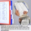 Ultimate Office AdjustaView 10-Pocket Wall Reference Organizer with Easy-Load Pockets