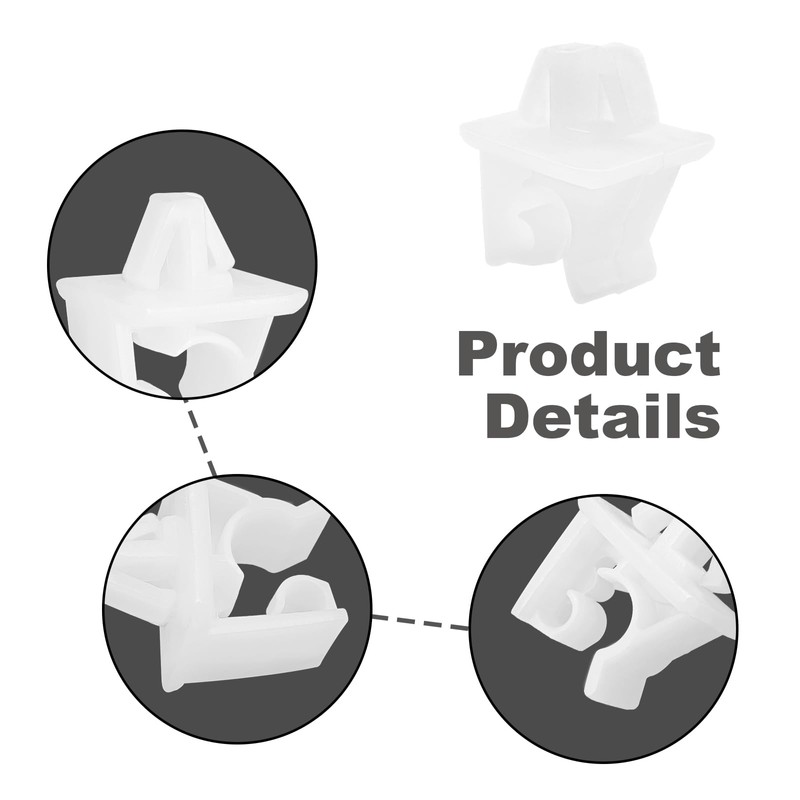 SYudwen 2 Pack Hood Prop Rod Holder Clips Compatible with