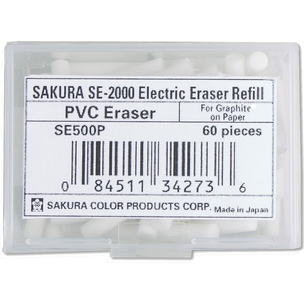Sakura Electric Eraser Refill White 60/Pk
