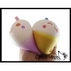 2 Bubble Tea Drink Squishy Squeeze Stress Ball Soft Doh