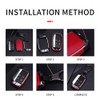 SANRILY Metal & Leather Key Fob Cover Fit for Land