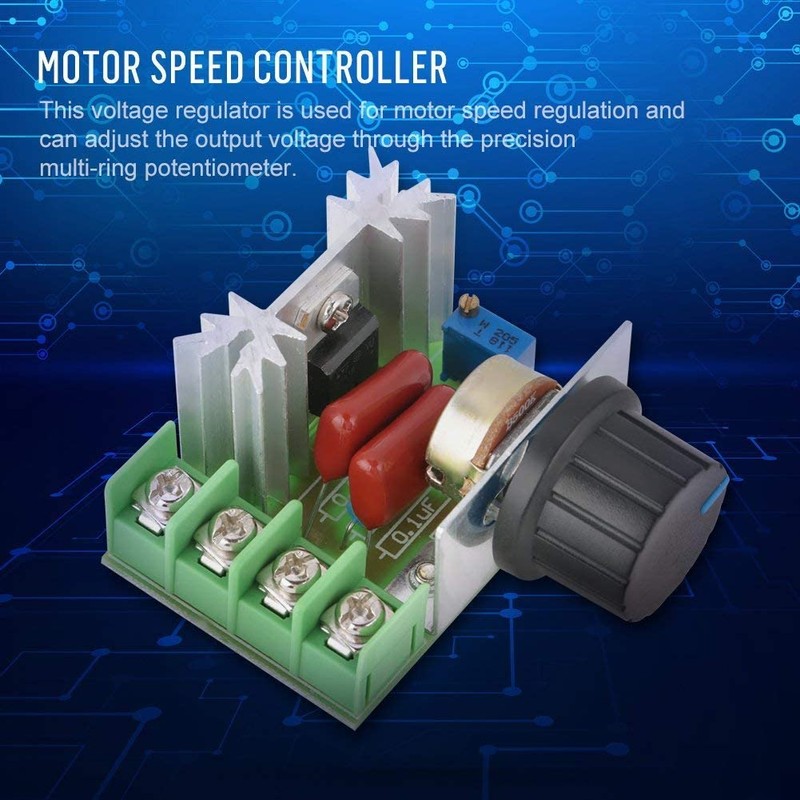 AC Motor Speed Controller 50-220 V 2000 Watt 25A Voltage