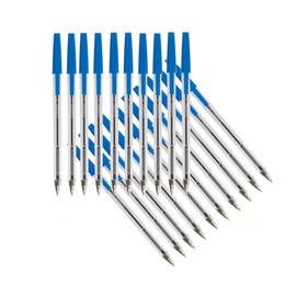 Q-Connect Ballpoint Pen Medium Blue (Pack of 20) KF34043