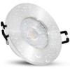 linovum ISASO Recessed Spotlight LED Flat IP65 Brushed Aluminium for