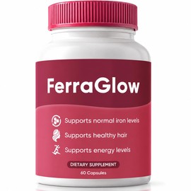 Megacephalus Ferraglow Ferritin Supplement for Women, Ferra Glow Daily Iron Support Capsules with Iron Bisglycinate Lactoferrin Vitamin C B12 and Gentle Absorption (1)