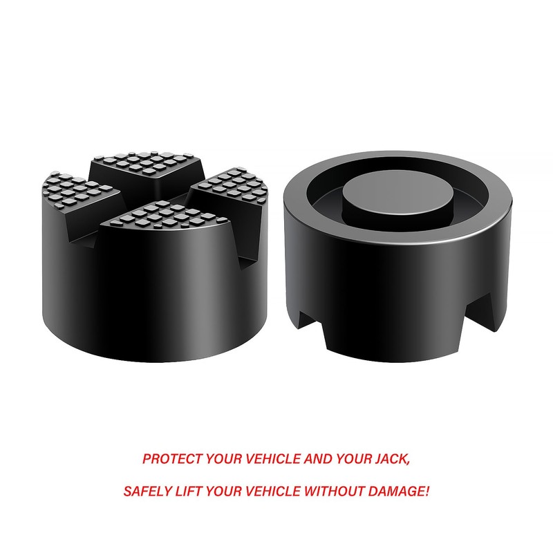 YIXISI Universal Floor Jack Rubber Pad, Jack Pad Adapter, Pinch