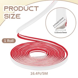 CRASPIRE 16.4ft x 0.47inch White Self Adhesive Flexible Decorative Strip Peel and Stick Triangle Wall Molding Trim for Walls Chair Rail Panel Moulding for Home Decor Tile Edge Door Mirror Frame