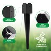 Fence Post Anchor 4''x4'', Heavy Duty Metal Fence Post Anchor