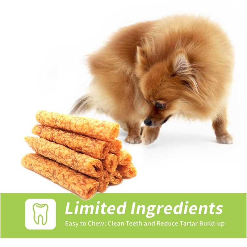 ChewRuffic Chicken Dog Chew Sticks, Puffed Human Grade Dog Treat