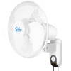 Simple Deluxe Adjustable Tilt, Quiet Operation Household Wall Mount Fans