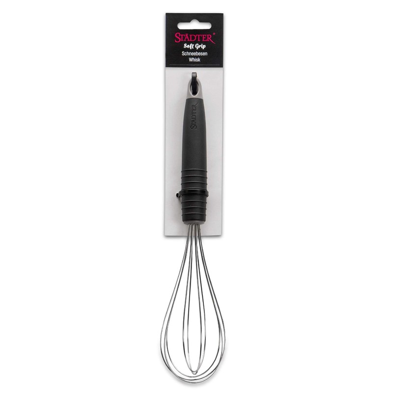 Städter 640122 Soft Grip Whisk, 18/8 Stainless Steel